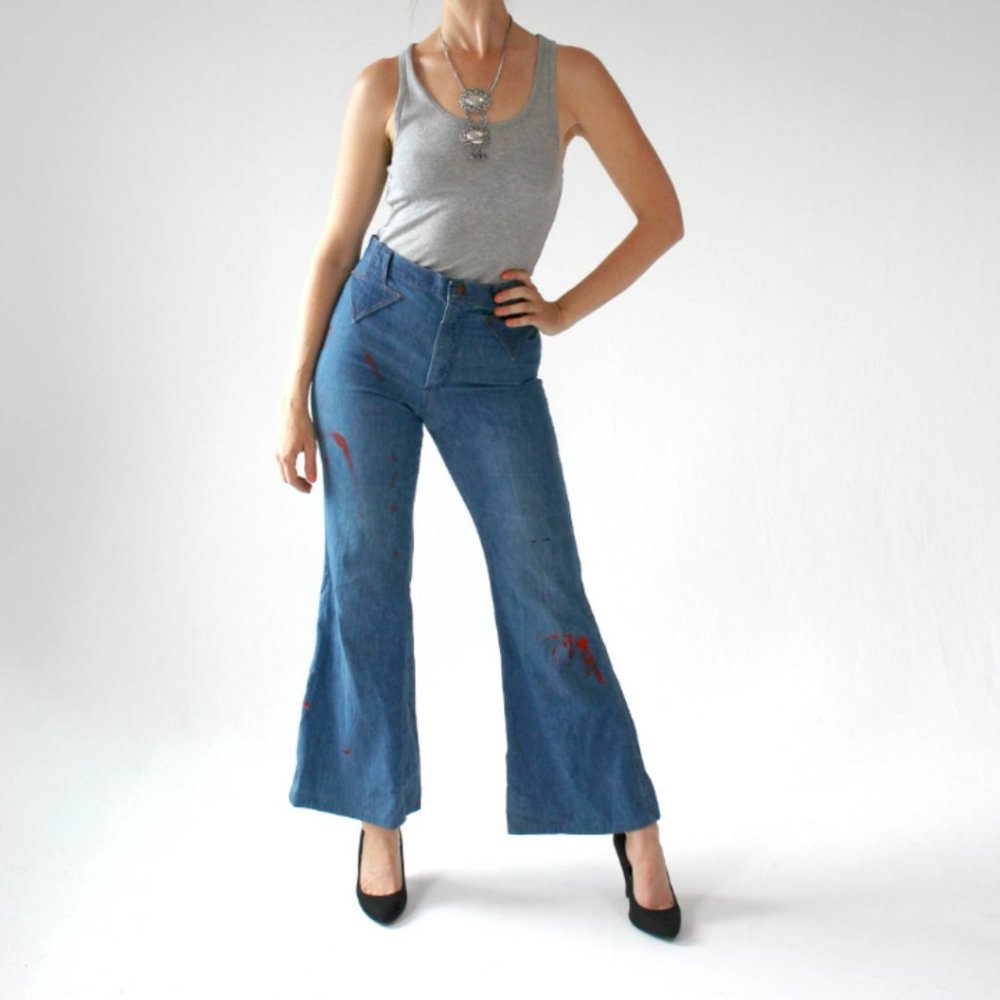 70s painted bellbottoms!